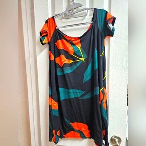 BNWT Fighting Eel Dress Ada in Sunset Calla Lily Sz L